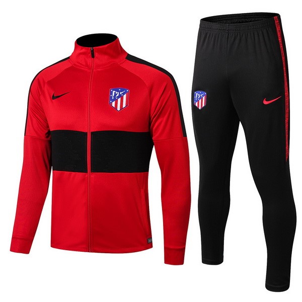 Chandal Del Niños Atlético Madrid 2019-2020 Negro Rojo Azul